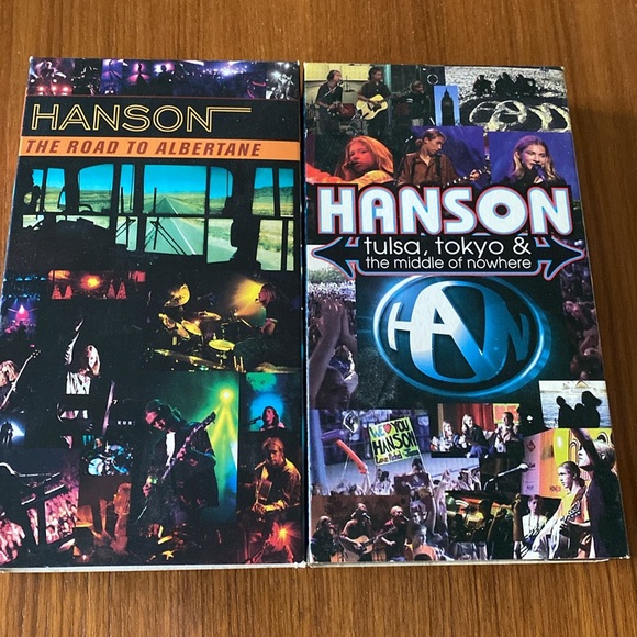 VTG Hanson Set of 2 VHS Tapes & 7 Books - Picture 3 of 14